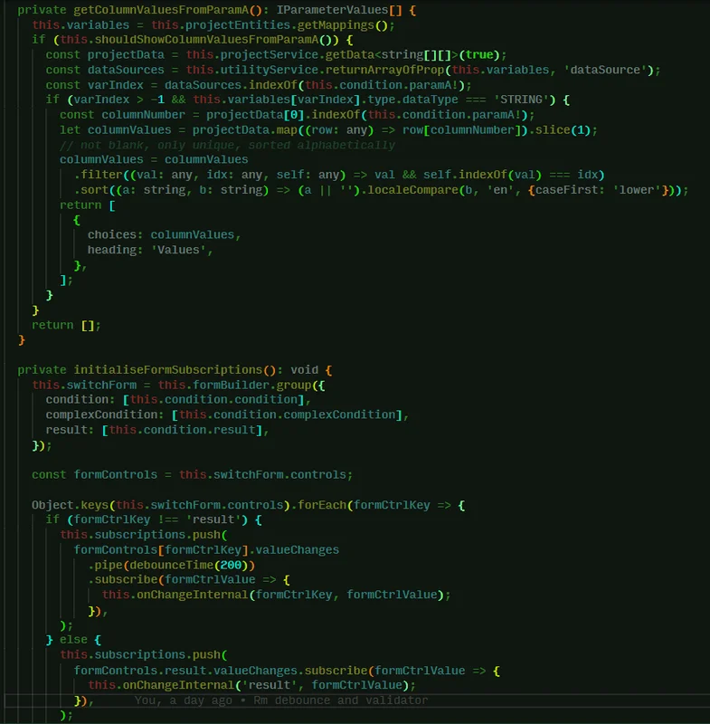 Alien Blood VS Code theme showing TypeScript highlighting