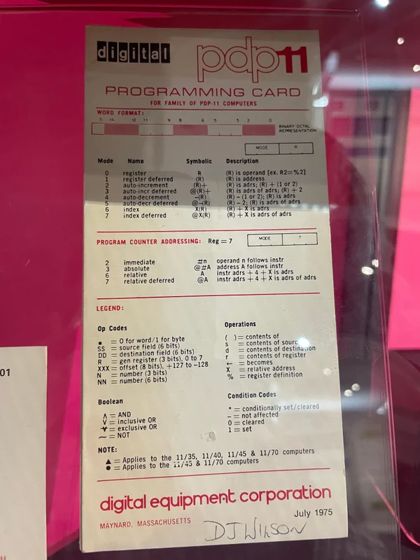 PDP-11 programming instructions