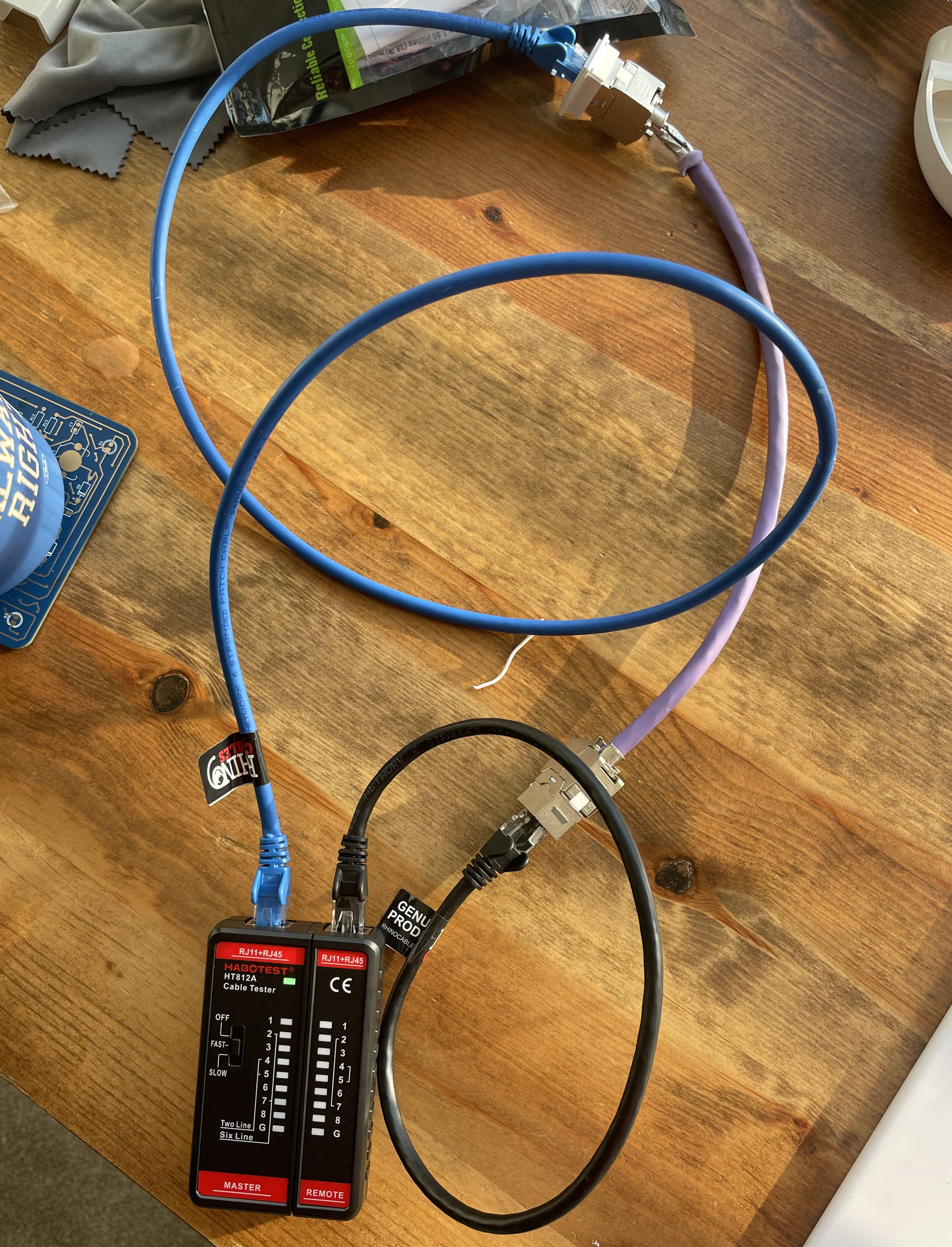 Testing my practice wiring